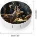 Deer in Wild Print Contact Lens Case - Premium Plastic Lens Care & Travel Box - Buy Online on GoSupps.com