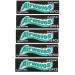 Airwaves Black Mint Chewing Gum Sugar Free Multipack 5 x 10 Pieces - With Menthol Freshness Helps keep Teeth Clean And Mouth Fresh