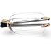 Shop Cokobin Foldable Anti-Blue Light Reading Glasses for Men & Women - Telescopic Stick Leather Case Keychain Gold 1.5 Dioptries - Portable Style for International Shipping - Buy Online on GoSupps.com