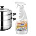 Stainless Steel Polish Spray Kitchen Counter Grease And Rust Cleaner Spray | Stainless Maintenance Agent Kitchen Grease Cleaner Rust Cleaner Spray For Stove Tableware Faucet Utoya