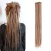 20 inches 20 strands/pack synthetic dreadlocks extensions thin 0.6cm crocheted braided hair soft dreads one-sided dreadlocks reggae hip-hop hippie style deep blonde 20inch-a color 24#