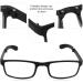 EXCEART 3.50 Nearsighted Folding Reading Glasses - Black Myopia Eyewear with Portable Case for Long Distance Viewing - Buy Online on GoSupps.com