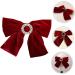 FRCOLOR Big Hair Bow Women Hair Clips French Style Hair Accessories Barrettes s Hair Accessories Ribbon s Hair Clips French Barrettes Hair woman alligator clip velvet Hair Bow Clips - Buy Online on GoSupps.com