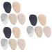Gatuida 15 Pairs Half Size Pad High Heel Insoles High Heel Shoe Grips Gel Insoles Ball of Foot Cushions Neuroma Pads Half Foot Inserts of Foot Pads Front Feet Felt Jp Velvet