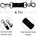 Double Ended Collar Clips for Small Dog Puppy Backup Collar Collar Backup Clasp Leash Connector for Dog Harness to Collar Safety Clip 4.7'' Black - Buy Online on GoSupps.com