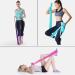 Latex-Free Therapy Flat Resistance Bands Set - 5ft Long for Stretching, Flexibility, Pilates, Yoga - Pink, Purple, Blue (3 Pack) - Ideal for Gymnastics, Rehab, and Workout - Buy Online on GoSupps.com