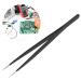 High-Precision Antistatic Pointed Tweezers - BST-201esD for Semiconductor Microelectronics & Aerospace | Acid-Resistant & Ideal for Circuit Boards - Buy Online on GoSupps.com