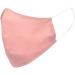 styleBREAKER Unisex Cotton Fabric Mask Plain Double Layer Reusable Washable Community Mask 08040005 Old Rose
