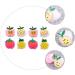 Buy Healeved 8pcs Fruit Shape Bath Flower Sponge - Mesh Pouf Bath Scrubber for Relaxing Showers | International Shipping Available - Buy Online on GoSupps.com