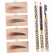 NOLITOY 2pcs Pencil Sharpener Makeup Eyebrow Pencils Eyebrow Pencil Brush Eyeliner Pigment Women's Miniature 1 count (Pack of 1) Brown - Buy Online on GoSupps.com