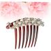 Ipetboom Hair Comb Hair Accessories Unique Design Thin Hair Retro Style Bridal Side Comb Girls Hair Styling Hair Clip Comb Different Occasions Durable Rhinestone Comb Alloy Headgear Women's - Buy Online on GoSupps.com