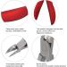 Cuticle Trimmer Cuticle Nipper Stainless Steel Cuticle Cutter Clipper Nail Toenail Dead Skin Cutter Barrel Spring Toe Finger Cuticle Nipper Finger Toe Ingrown Nail Clipper Cuticle Remover(Red) - Buy Online on GoSupps.com