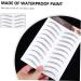Beavorty 3 Sheets Waterproof Eyebrow Stickers Tool Stickers Realistic Fake Eyebrows False Eyebrows Cosmetics 1 count (Pack of 1) Black - Buy Online on GoSupps.com