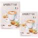 2 X Amaretti Biscuit Gift Bags | 2 Pack Of Deliciously Crunchy Biscuits With Apricot Kernels | Authentic Traditional Italian Amaretti Twice Baked 2 X 200g - Buy Online on GoSupps.com