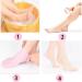 2 Pairs Silicone Socks for Women Moisturizing Socks Silicone Pedicure Socks Anti-Slip Silicone Socks for Repairing Cracked Heel Dry Feet Moisturizing Feet and Softening Rough Skin - Buy Online on GoSupps.com