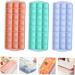Cabilock 3pcs Silicone Ice Tray Mold Silicone Ice Trays Silicone Ice Maker Ice Cubes Ice Mold 25X10X2.5CM Assorted Color - Buy Online on GoSupps.com