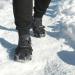 EnergeticSky Upgraded Walk Traction Ice Cleats Spikes Crampons - Stainless Steel Spikes, Durable Silicone Boots for Hiking on Ice & Snow - Black, Large - Buy Online on GoSupps.com