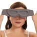 ALASKA BEAR Contoured Sleep Mask for Side Sleepers - 100% Light Blackout Cover - Cool Night Blindfold - Comfort Padding - Machine Washable - Dark Grey - Buy Online on GoSupps.com