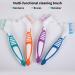 4-Piece Double-Sided Prosthesis Cleaning Brushes | Ergonomic Design Multi-Layered Bristles | Portable False Teeth Brush Set in 4 Colors - Buy Online on GoSupps.com