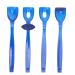 Juopzkenn 4-part lip and tongue muscle trainer different forms improve the flexibility of the mouth muscles for clear language mouth muscle rehabilitation trainer for (large blue)