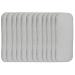 Happy cherry baby diapers Washable reusable baby diaper microfiber cloth diaper inserts set of 12 baby cloth soft fabric 3 sent - white 12 pieces (1 Pack) white