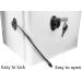 2 Pack Refrigerator Door Locks with 4 Keys | Child Safety Cabinet & File Drawer Lock | Freezer Door Lock by REZIPO - Black - Buy Online on GoSupps.com