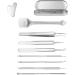 Acne Removal Tweezers Comedones Set Stainless Steel Acne Extraction Tool for Women and Men - Buy Online on GoSupps.com