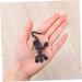Feltelectr 10-Pack Halloween Gecko Toys - Creepy Simulation Gifts & Decor | Black 3.5x8cm Models for Spooky Fun - Buy Online on GoSupps.com