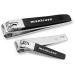 Manicare Duo Pack Nail Clippers - Black Hand & Toe Clippers for Precise Grooming | International Shipping Available - Buy Online on GoSupps.com
