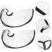 SKISUNO 2pcs Shampoo Funnel Puff Adjustable Hair Washing Apron Clear Hair Funnel Dye Ponytail Child Pe Major - Buy Online on GoSupps.com