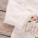 PythJooh Newborn Baby Girl Little Sister Onesie Romper & Floral Hat Set | 9-12 Months - Buy Online on GoSupps.com