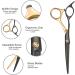 Hairdressing Scissors Jiasoval 6 Inch Hair Cutting Scissor & Thinning Scissors Hairdressing Stainless Steel Barber Scissors with Leather Cover Comb Hair Clip Professional Salons Hair Shears Set - Buy Online on GoSupps.com