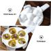 Mikinona 1pc Baked Snails Escargot Dish for Kitchen Server Dish Tableware Plate Escargot Cooking Mushroom Snail Dish Snail Bakeware Escargot Baking Ceramics Food Server Disk White 17X2.9CM White - Buy Online on GoSupps.com