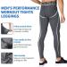EARGFM Men's Athletic Leggings with Pockets - Grey, Medium | Compression Pants for Cycling & Running - Buy Online on GoSupps.com