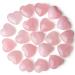 XIANNVXI 15 Pcs Rose Quartz Crystal Heart Stones Set for Reiki Healing - Natural Love Gemstones - Buy Online on GoSupps.com