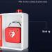 Qianmei AED Cabinet - Wall-Mounted Defibrillator Storage for Home Office & Hospital | Durable 1.2mm Steel with Transparent Window - Buy Online on GoSupps.com
