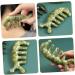 Fomiyes Jade Massage Comb - Acupuncture Handheld Massage Tool for Body Relaxation - 11.50x4.50cm Green Jade Design - Buy Online on GoSupps.com