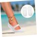 Mikinona 1 Pair Cracked Heel Socks Silicone Moisturizing Socks Cooling Heel Repair Socks Plantar Silicone Socks Heel Sleeves Arch Socks Compression White Beach Ballet Socks Men and Women - Buy Online on GoSupps.com