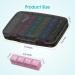 Restree Weekly Pill Organizer - 4 Times a Day Large 28 Compartment Moisture-Proof & Waterproof Medicine Box for Vitamins Fish Oil & Supplements - Black - Buy Online on GoSupps.com