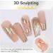 3D Nail Gel - Sculpting Glue 30ml | Nail Molding Gel | for Beginners Women Home Salon Studio Manicure Care - Buy Online on GoSupps.com