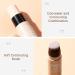 Erinde 2PCS Contour Foundation Stick with Brush Highlighter Bronzer Pen Face Brightens Shades Pencil Highlighting Shade Highlight Shaping Stick Waterproof Longwear Makeup (#01+#04). #04+#01 - Buy Online on GoSupps.com