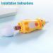 Caromolly Kids Electric U-Shaped Toothbrush - 360 Cleaning, 3 Brush Heads, Ages 7-12 - Cartoon Modeling, Yellow (3-Piece Set) - Buy Online on GoSupps.com