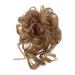 SZYM Hairpiece for hair bun wavy chignon with elastic band synthetic hair to wrap around the hair tail