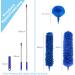 Microfiber Feather Duster 100 Extension Pole | Reusable & Washable | Lightweight Duster for Ceilings Fans - Blue - Buy Online on GoSupps.com