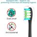10 Replacement Brushes for OCLEAN Electric Toothbrush - Compatible Black Brush Heads - Buy Online on GoSupps.com
