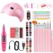 Idomeo Portable UV Lamp LED Dry Nail Kit Manicure Nail Tool Set