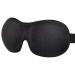 Sleep Mask SleepFun Invisible Alar Deep Orbit 3D Eye Mask Ultra Lightweight and Comfortable Sleeping Mask for Travel Nap Shift Works Black