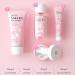 Sakura Travel Skin Care Set for Teen Girls - Facial Routine Set for Women 4 Piece Gentle Skin Care and Cleansing Kit with Cleanser Toner Cream - Buy Online on GoSupps.com