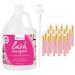 Lash Shampoo for Lash Extensions Eyelash Extension Cleanser, 3.98L Professional Eyelid Foaming Cleanser, Free Non-lrritating Wash for Extensions Lashes with Salon and Home Care, 20 Cleansing Brushes