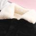 Volunboy Toddler Corduroy Sherpa Jacket | Fleece Lined Coat for Baby Boys Girls | Button Down Lapel | Warm Winter Outwear (18 Months, Black) - Buy Online on GoSupps.com
